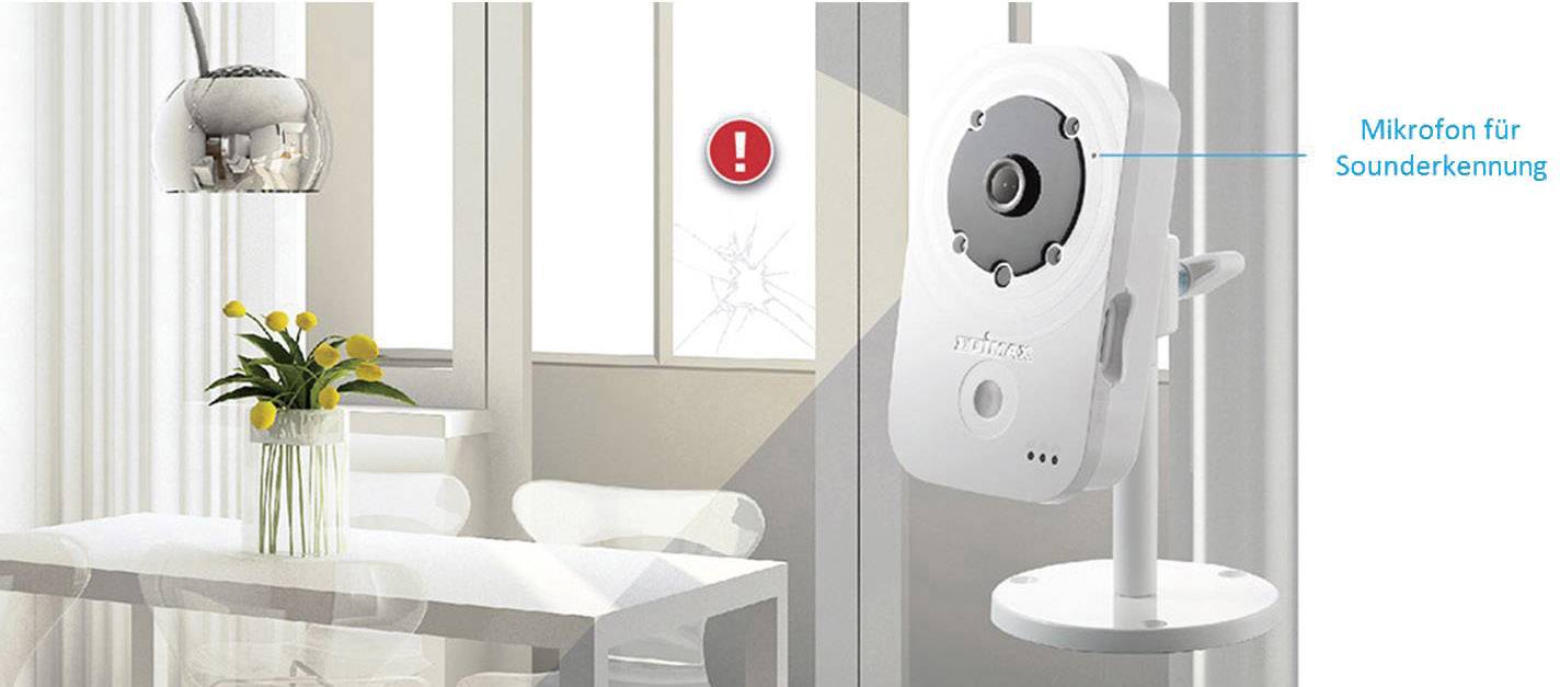 EDIMAX IC-3140W LAN, WLAN IP Überwachungskamera 1280 x 720 Pixel