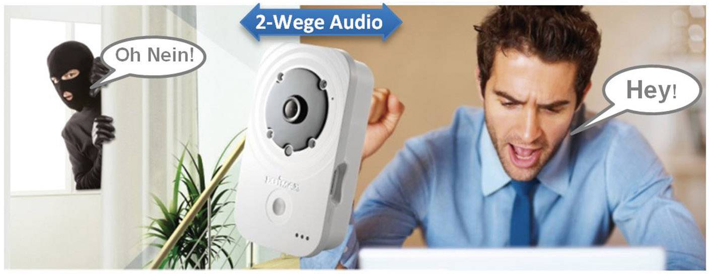 EDIMAX IC-3140W LAN, WLAN IP Überwachungskamera 1280 x 720 Pixel