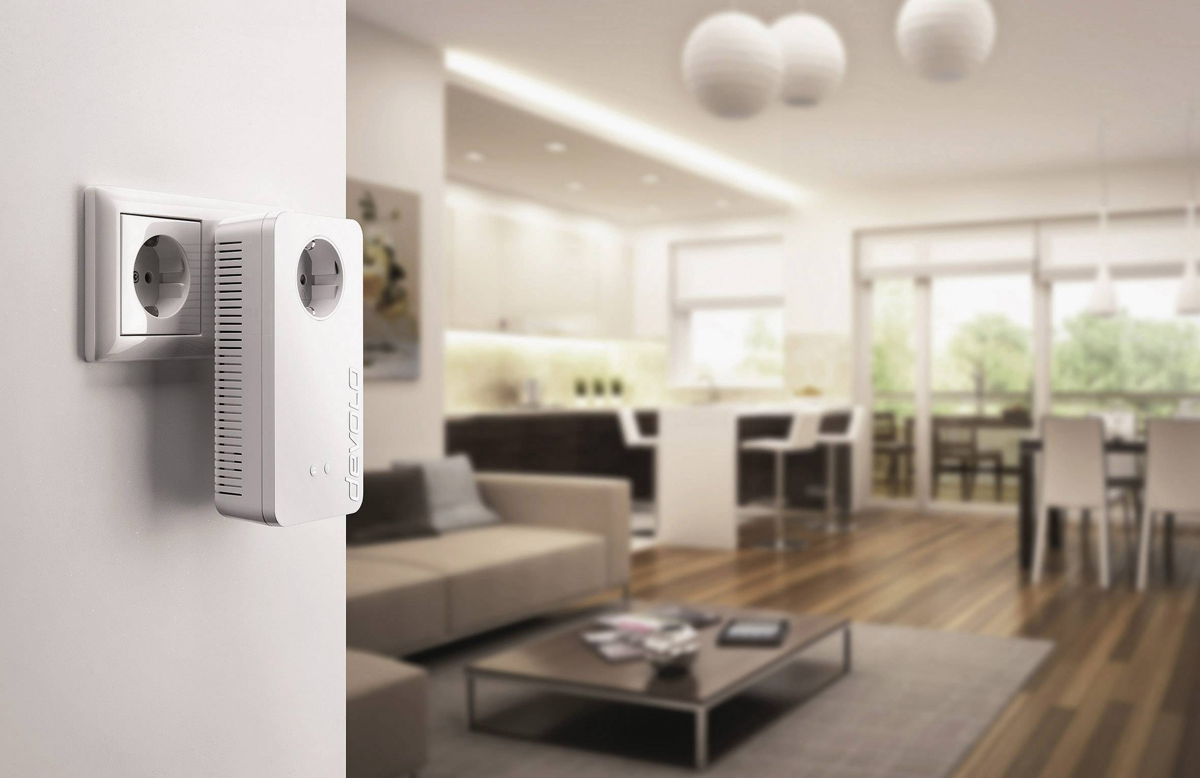 Devolo dLAN® 1200+ WiFi ac Powerline WLAN Einzel Adapter 1.2 GBit/s