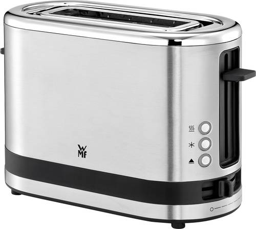 Image of WMF Toaster mit eingebautem Brötchenaufsatz Edelstahl, Schwarz