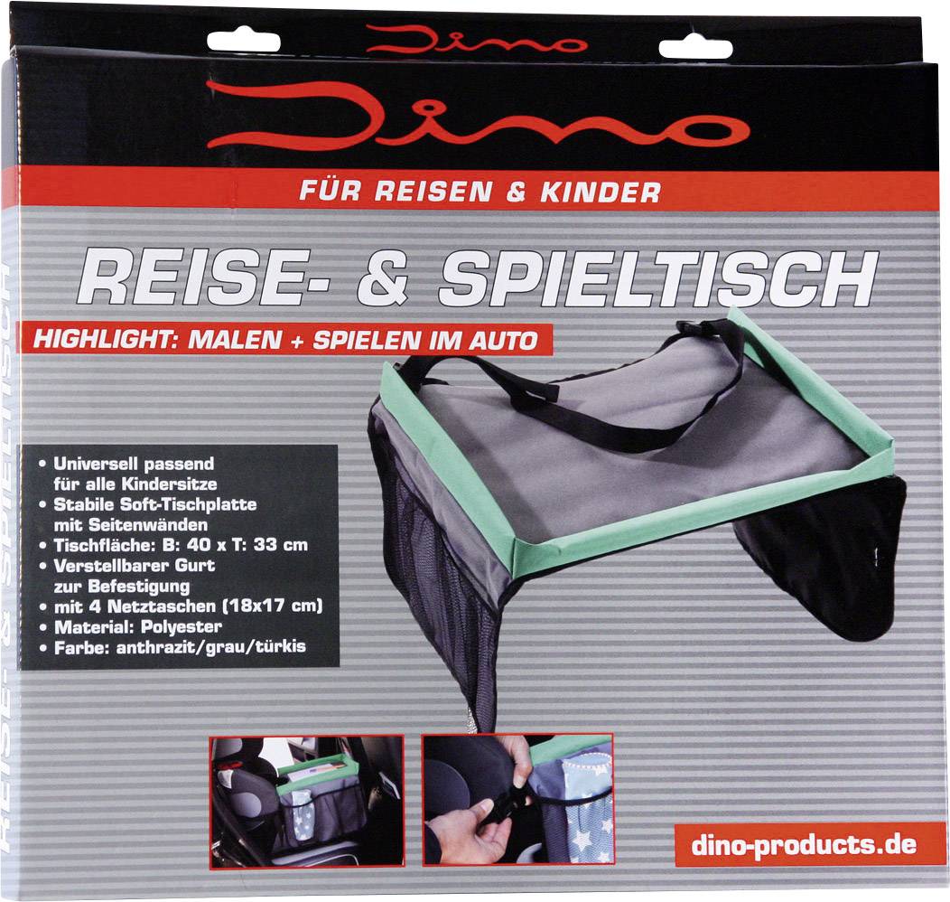 DINO 130030 Kinderzit Kindersitz-Reisetisch 33cm x 40cm