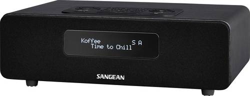 Sangean DDR-36 BT Tischradio DAB+, UKW AUX, Bluetooth® Schwarz
