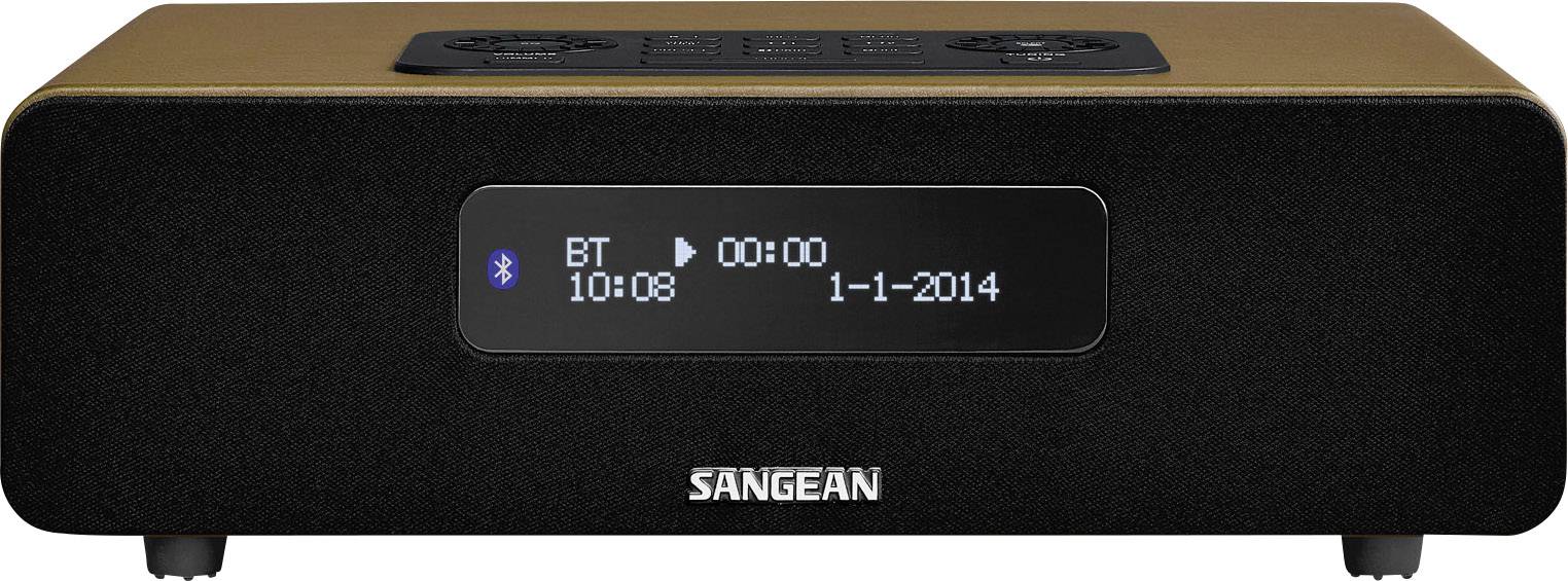 Sangean DDR-36 BT Tischradio DAB+, UKW AUX, Bluetooth® Braun