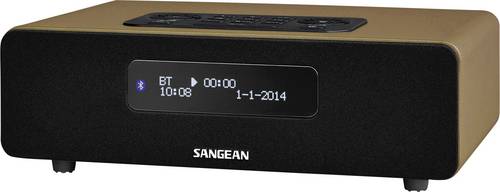 Sangean DDR-36 BT Tischradio DAB+, UKW AUX, Bluetooth® Braun