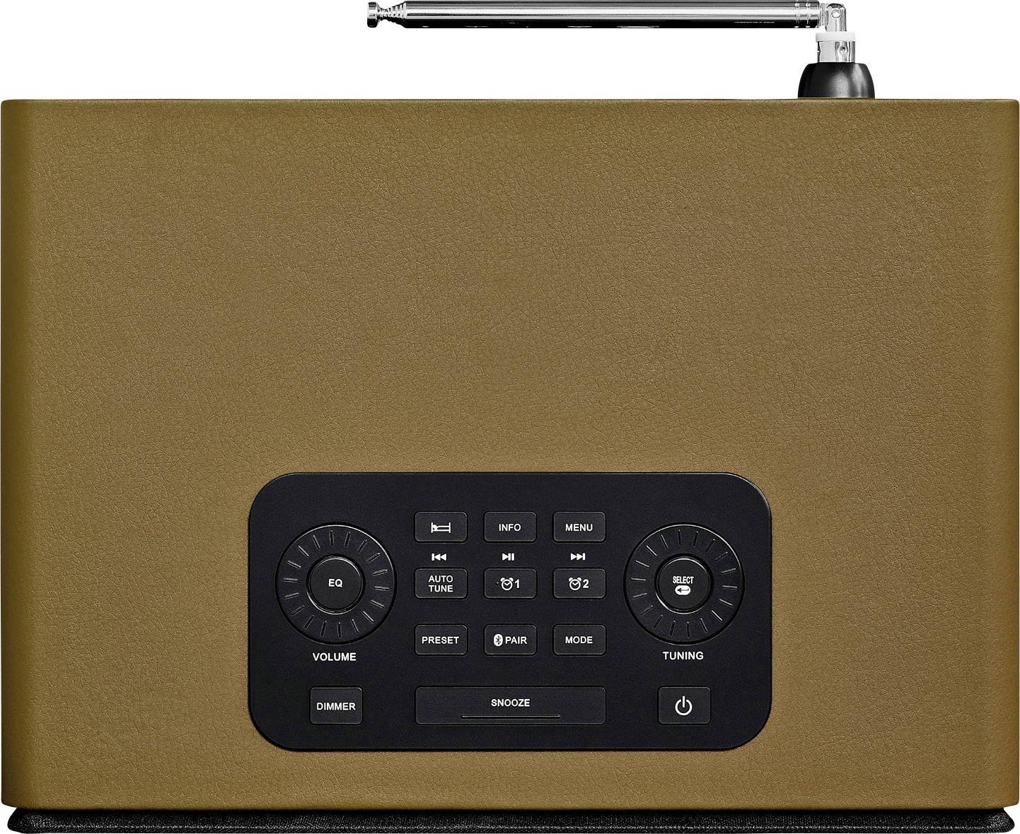 Sangean DDR-36 BT Tischradio DAB+, UKW AUX, Bluetooth® Braun