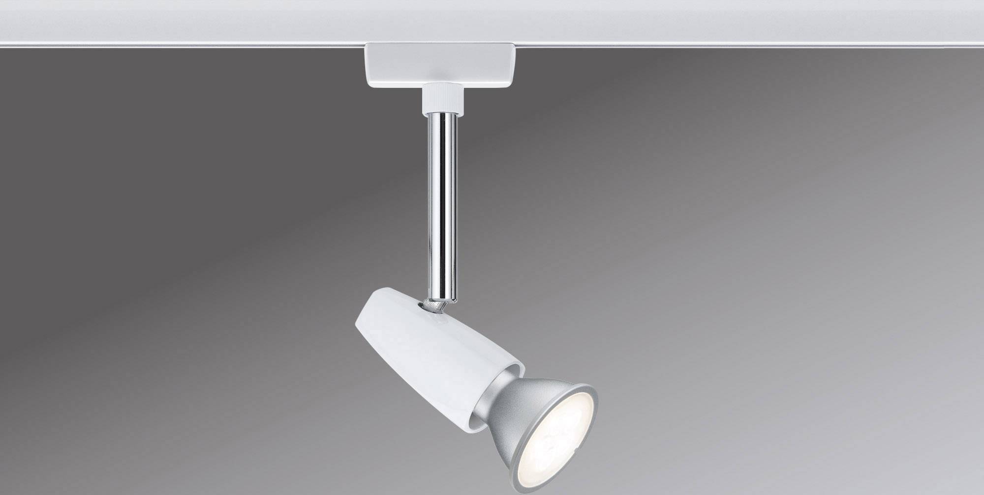 Paulmann Barelli  Hochvolt-Schienensystem-Leuchte URail GU10 6.5 W LED Weiß