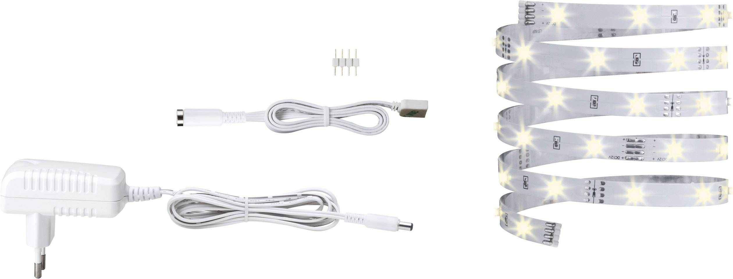 Paulmann YourLED ECO 70428 LED-Streifen-Basisset mit Stecker 12V 3m Warmweiß 1St.