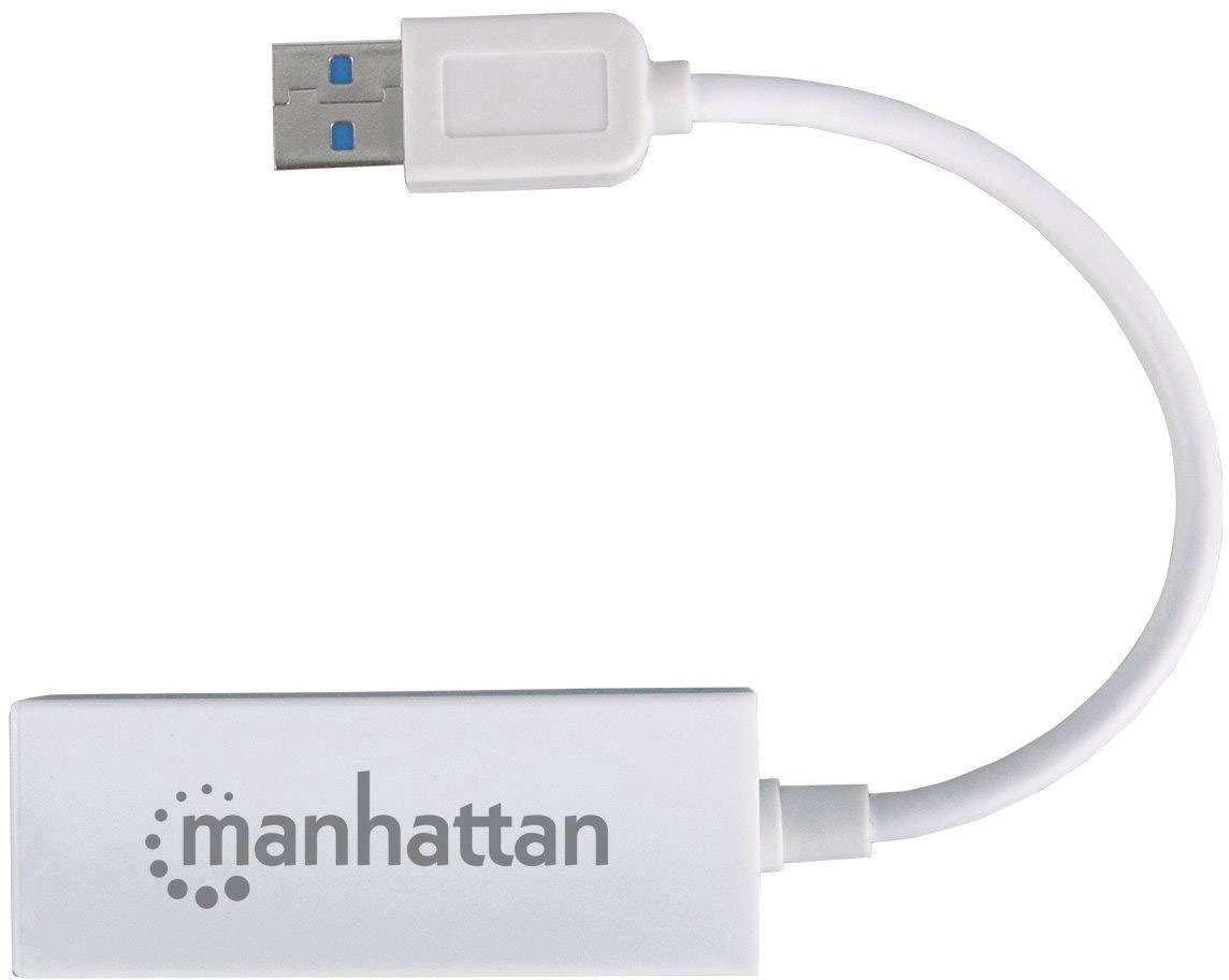 Manhattan Gigabit Ethernet Adapter Netzwerkadapter 1 GBit/s USB 3.2 Gen 1 (USB 3.0)
