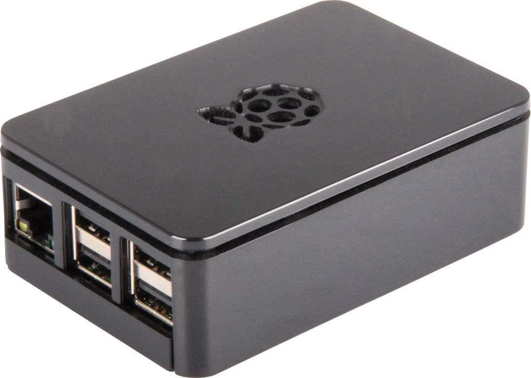 RB-Case+02B SBC-Gehäuse Passend für: Raspberry Pi Schwarz