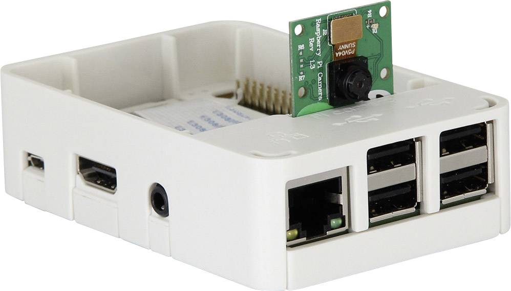 RB-Case+02W SBC-Gehäuse Passend für: Raspberry Pi Weiß
