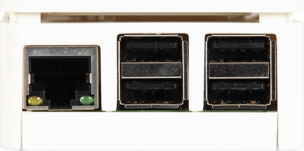 RB-Case+02W SBC-Gehäuse Passend für: Raspberry Pi Weiß