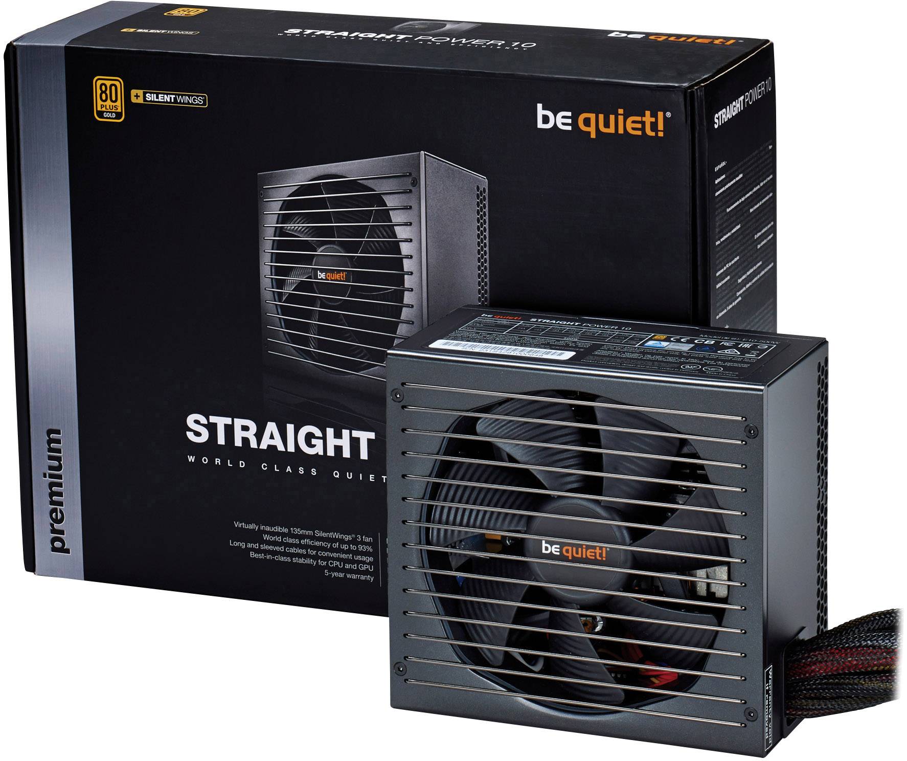 BeQuiet Straight Power 10 PC Netzteil 400 W ATX 80PLUS® Gold