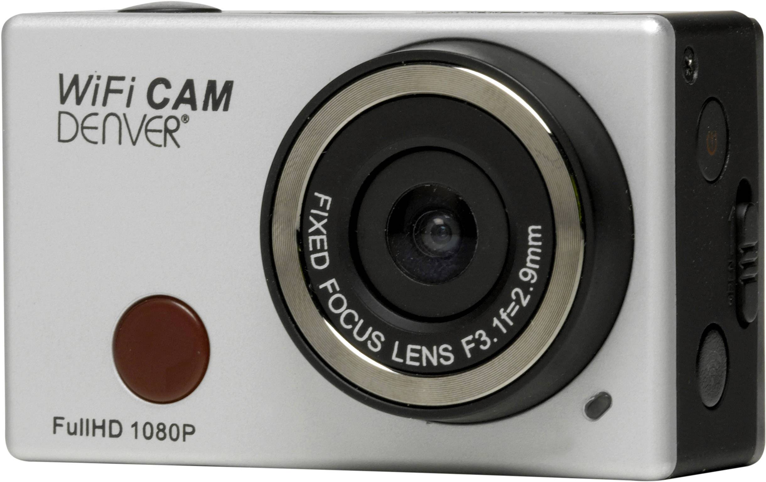 Denver AC-5000 W Action Cam Webcam, Wasserfest, Stoßfest, Staubgeschützt, Full-HD, WLAN