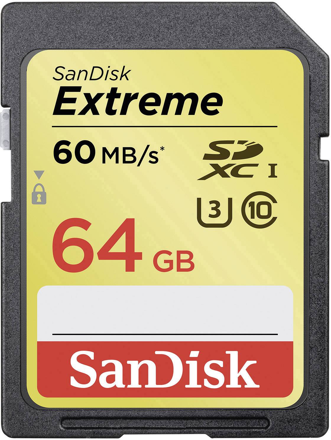 SanDisk Extreme® SDXC-Karte 64 GB Class 10, UHS-I, UHS-Class 3
