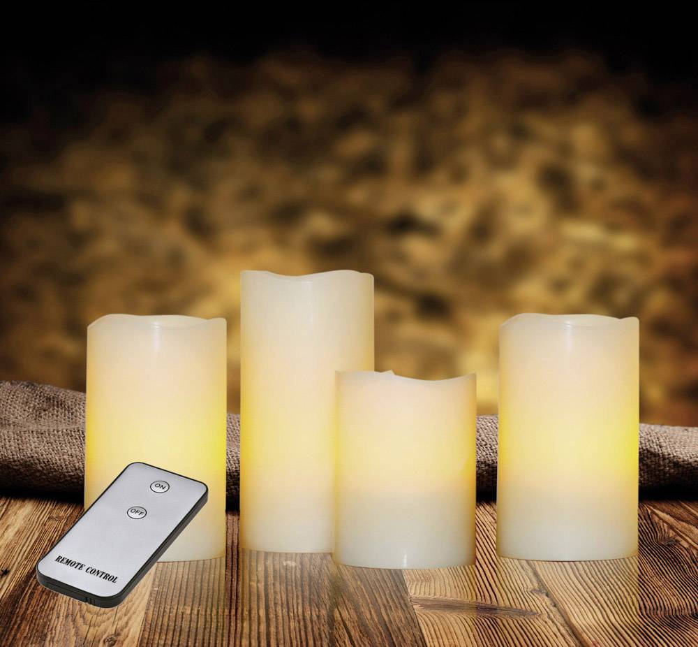 X4-LIFE 701391 4er Set Creme Bernstein (Ø) 7.5 cm