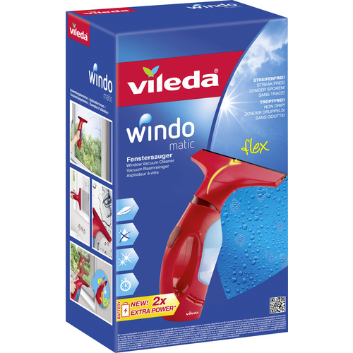 Vileda Fenstersauger Windomatic 146753 Rot