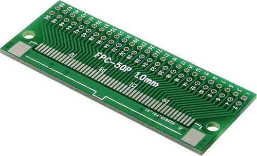 TRU COMPONENTS FPC50P Experimentierplatine Epoxyd (L x B) 26mm x 24mm 35µm Rastermaß 2.54mm Inhalt