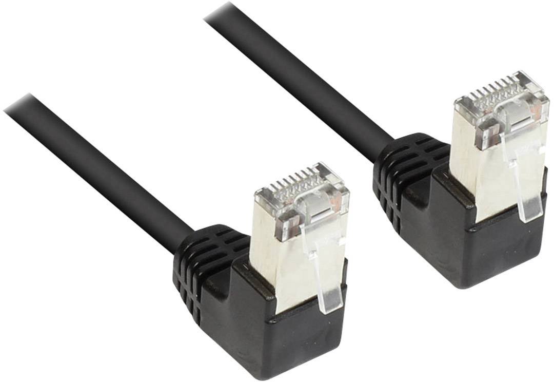 Good Connections 805S-003WI RJ45 CAT 5e F/UTP 0.25 m Schwarz 1 St.