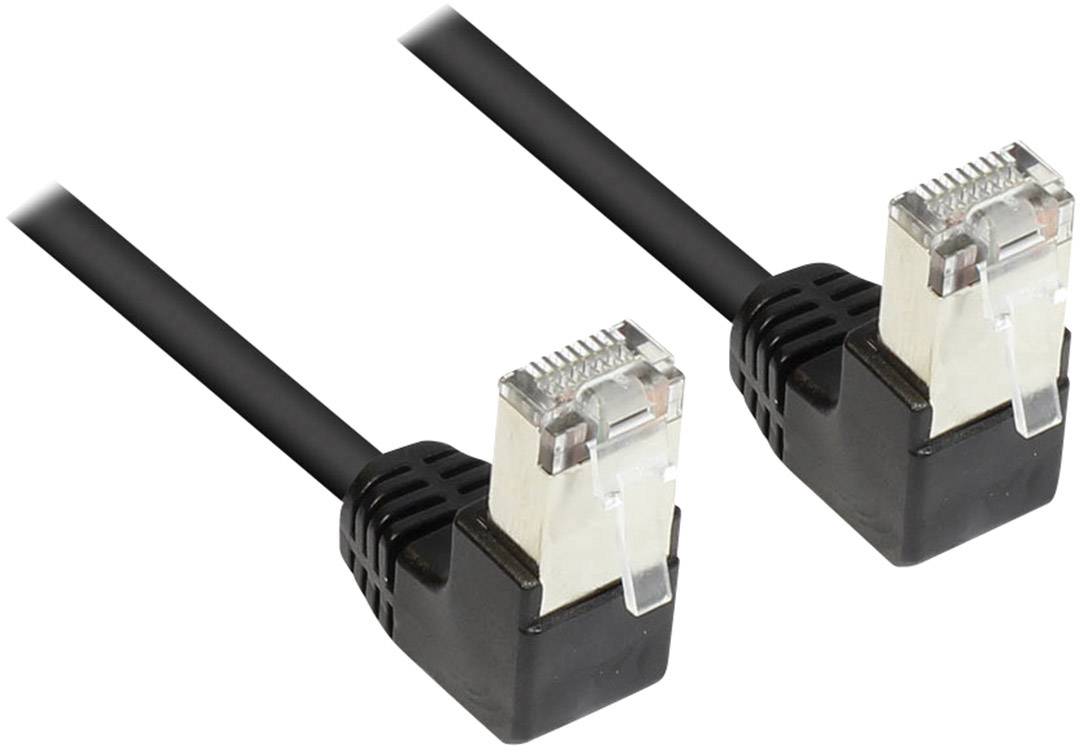 Good Connections 805S-010WI RJ45 CAT 5e F/UTP 1.00 m Schwarz 1 St.