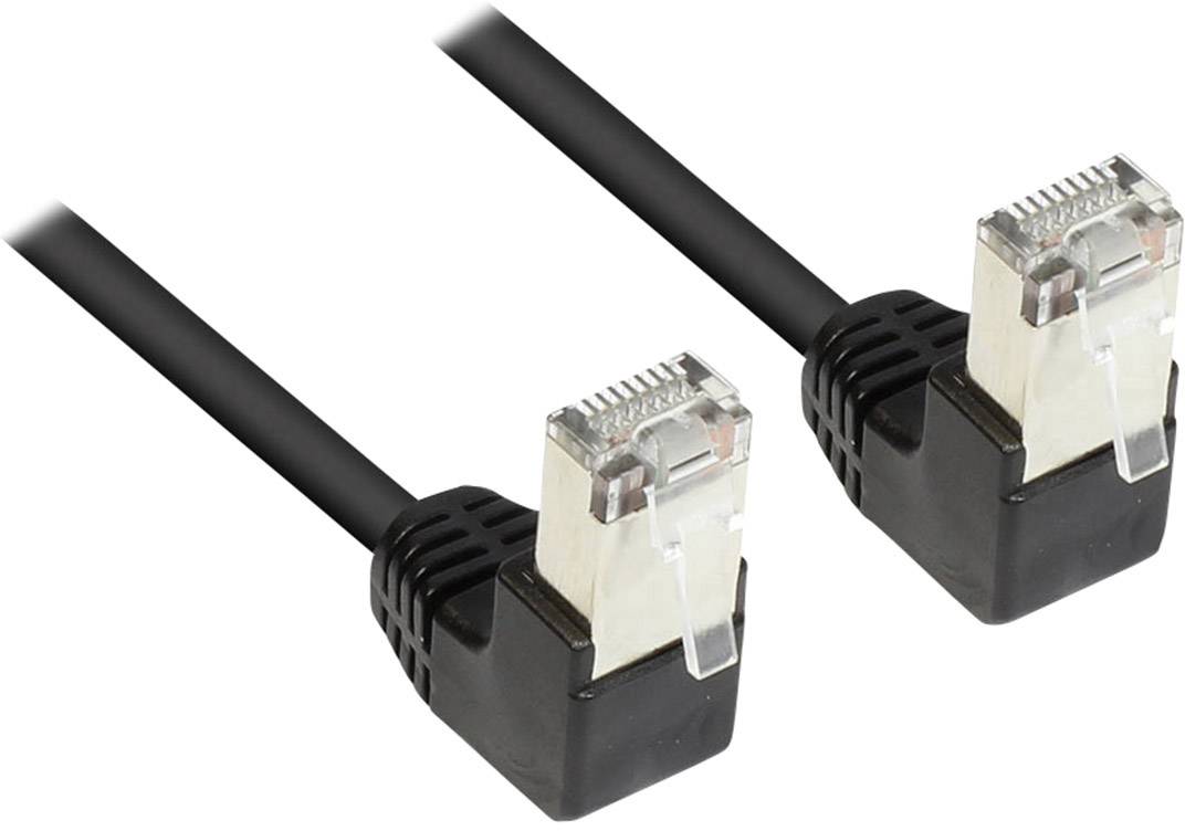Good Connections 805S-020WI RJ45 CAT 5e F/UTP 2.00 m Schwarz 1 St.