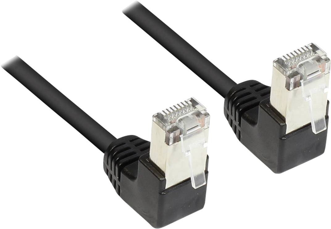 Good Connections 805S-050WI RJ45 CAT 5e F/UTP 5.00 m Schwarz 1 St.