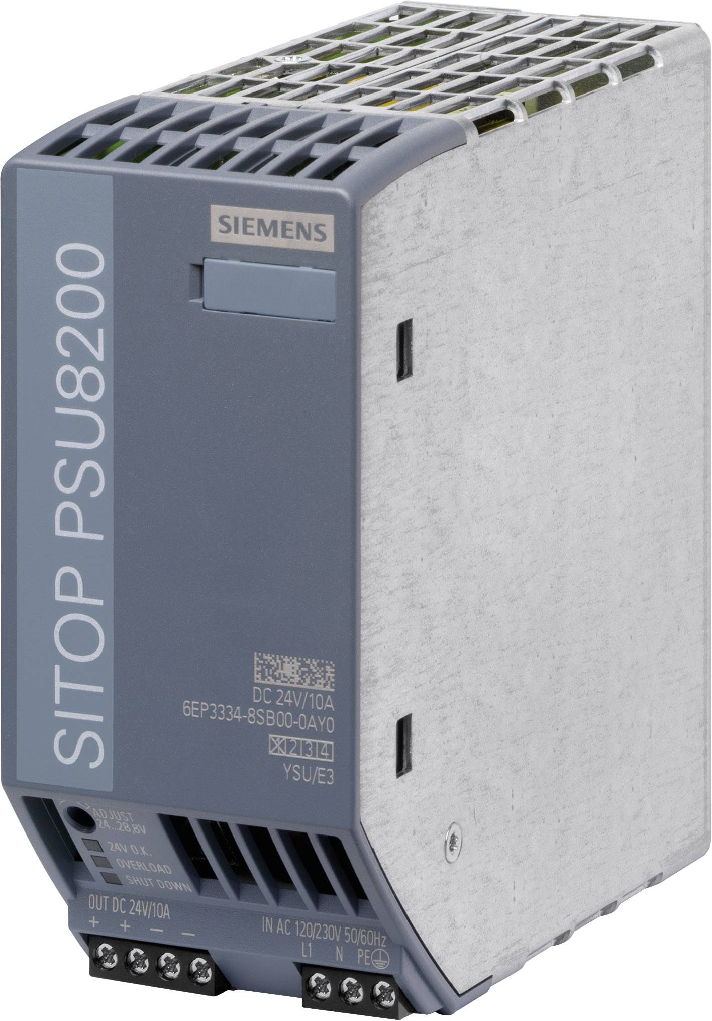 Siemens 6EP33348SB000AY0 Hutschienen-Netzteil (DIN-Rail) 24 V/DC 10 A 240 W Anzahl Ausgänge:1 x Inhalt 1 St.