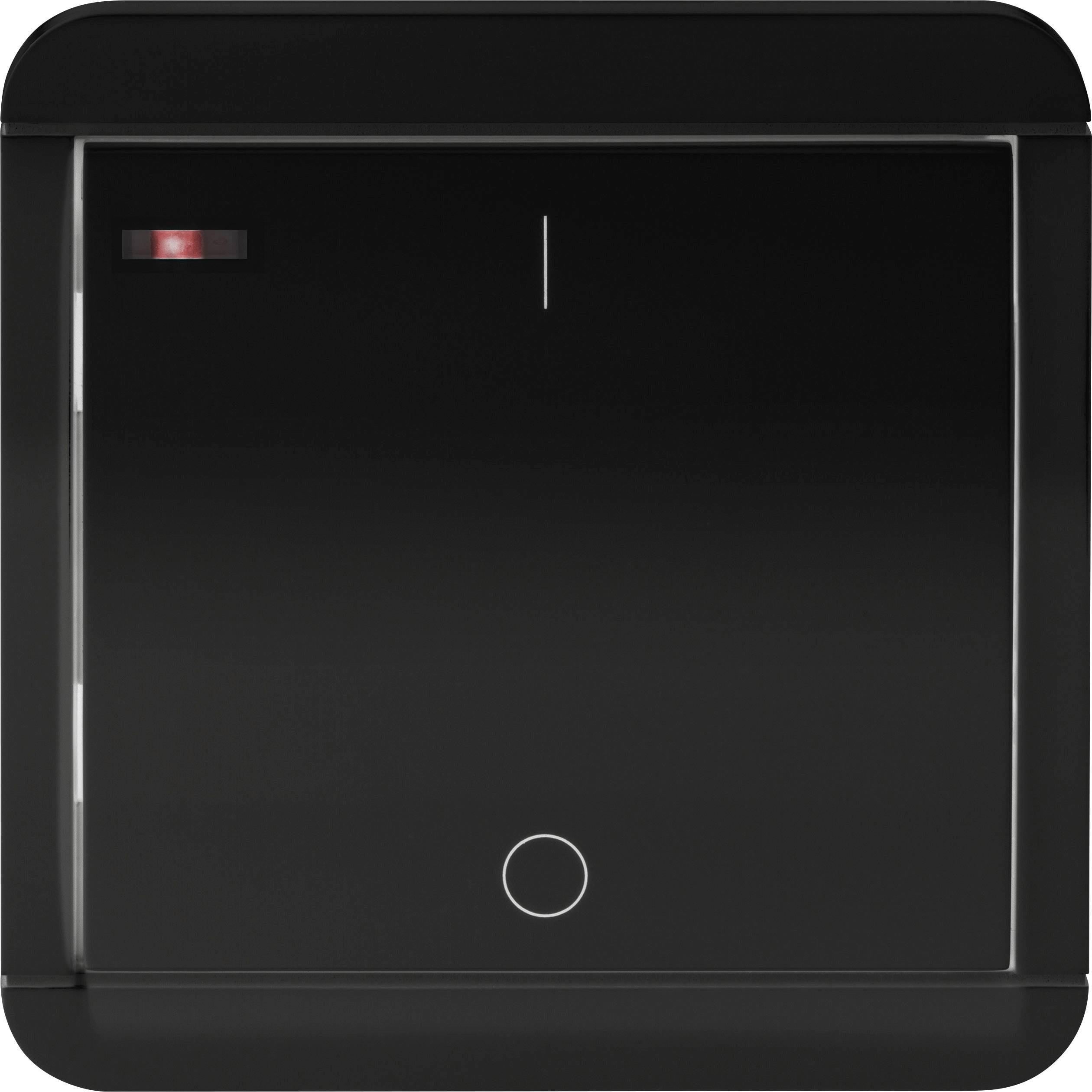 RS2W Funk Wandschalter Aufputz 1-Kanal Reichweite max. (im Freifeld) 150m