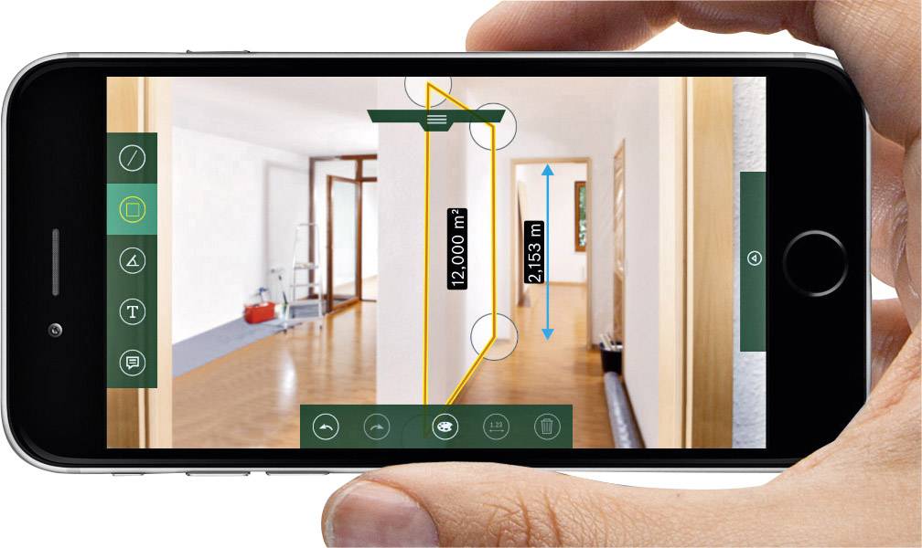 Bosch Home and Garden PLR 30 C Laser-Entfernungsmesser Bluetooth, Dokumentations-App 30 m