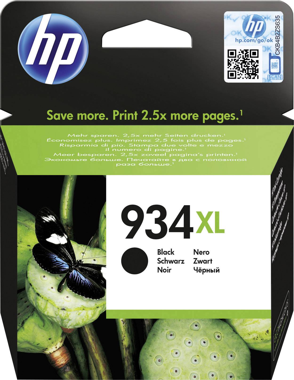 HP 934XL Druckerpatrone Original Schwarz C2P23AE Tinte