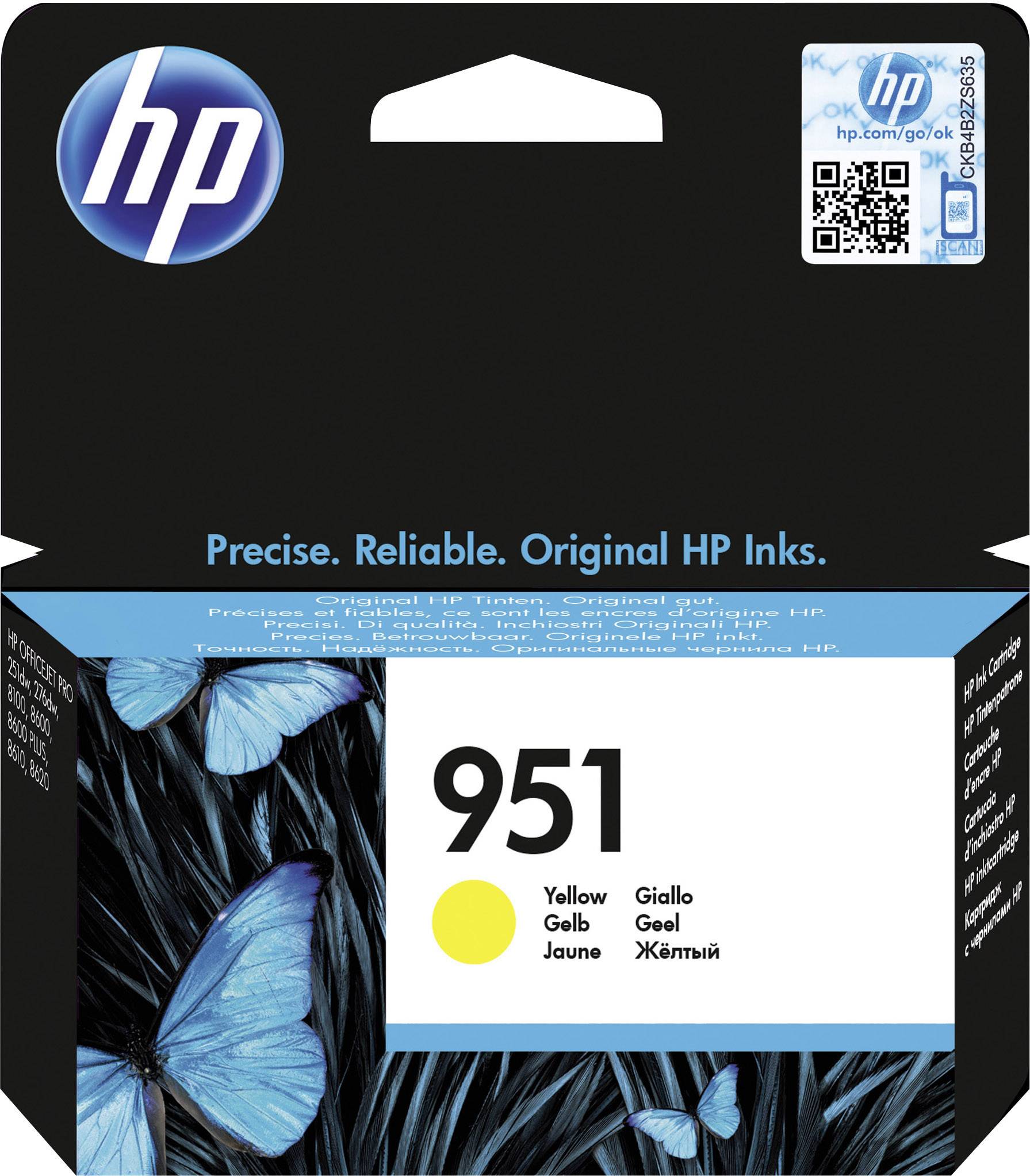 HP 951 Druckerpatrone Original Gelb CN052AE Tinte