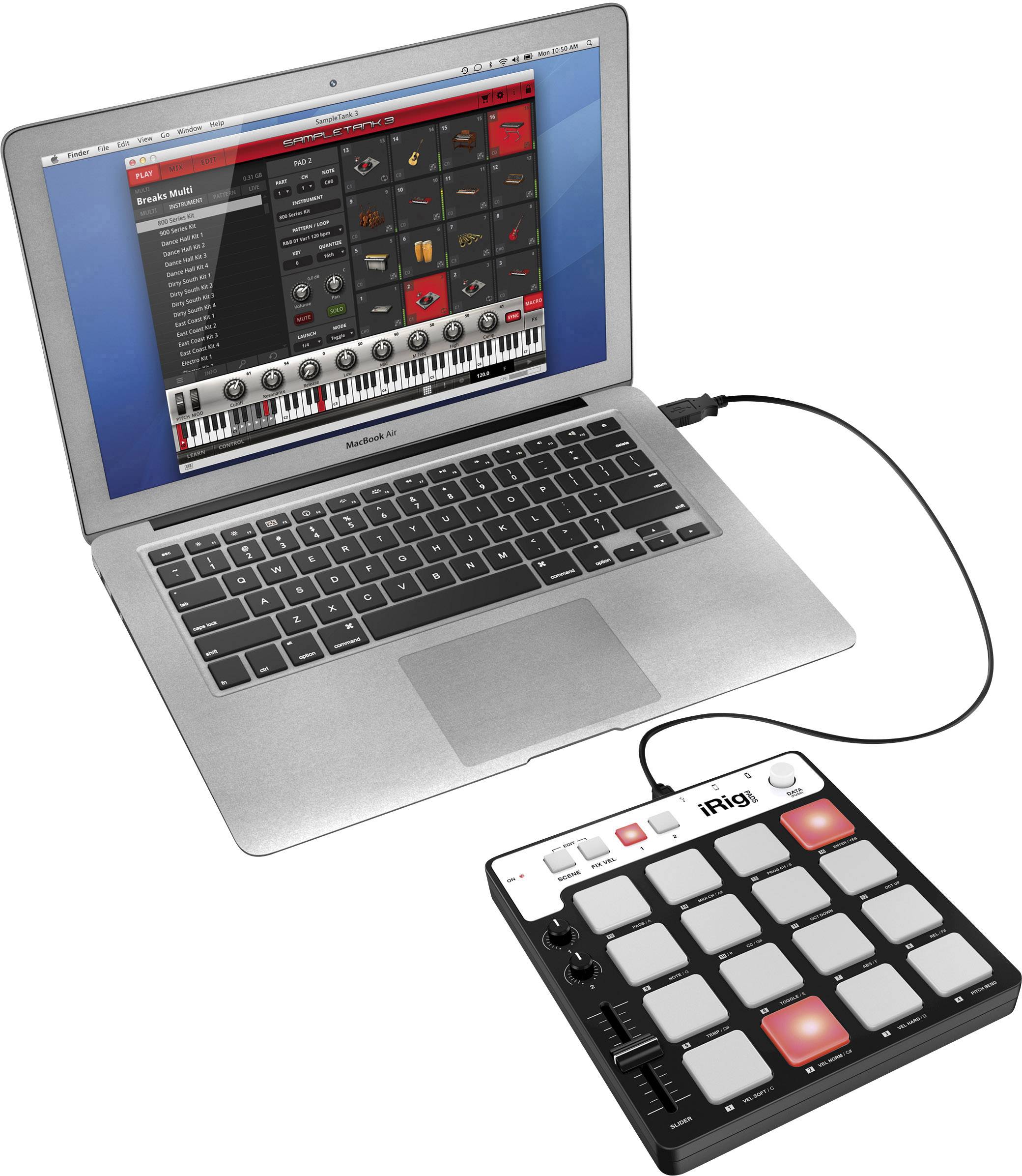 IRIG PADS MIDI-CONTROLLER