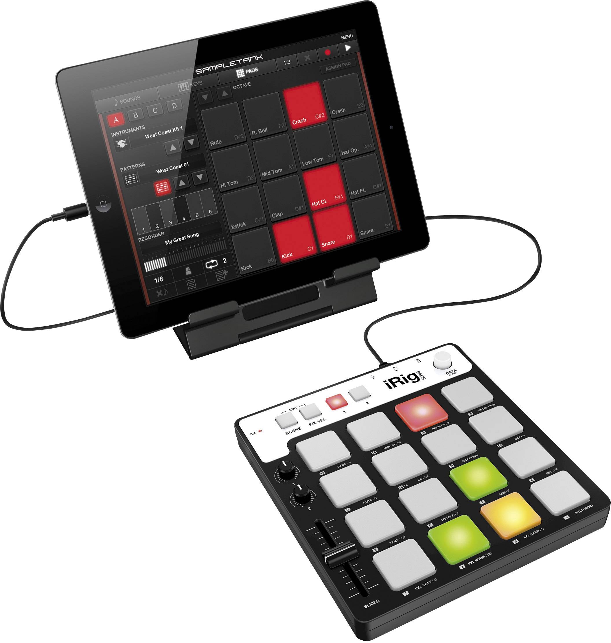 IK Multimedia iRig Pads MIDI-Controller