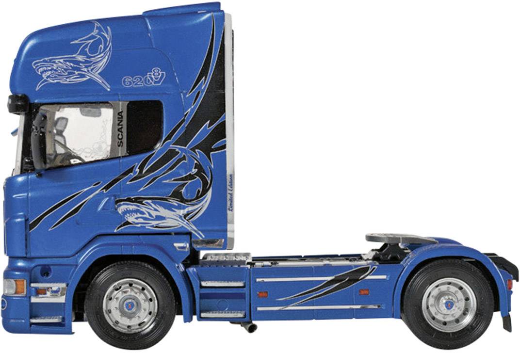 1:24 LKW SCANIA R620 BLUE SHARK BAUSATZ