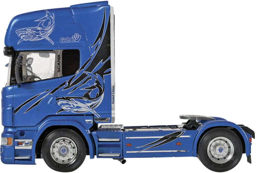 1:24 LKW SCANIA R620 BLUE SHARK BAUSATZ