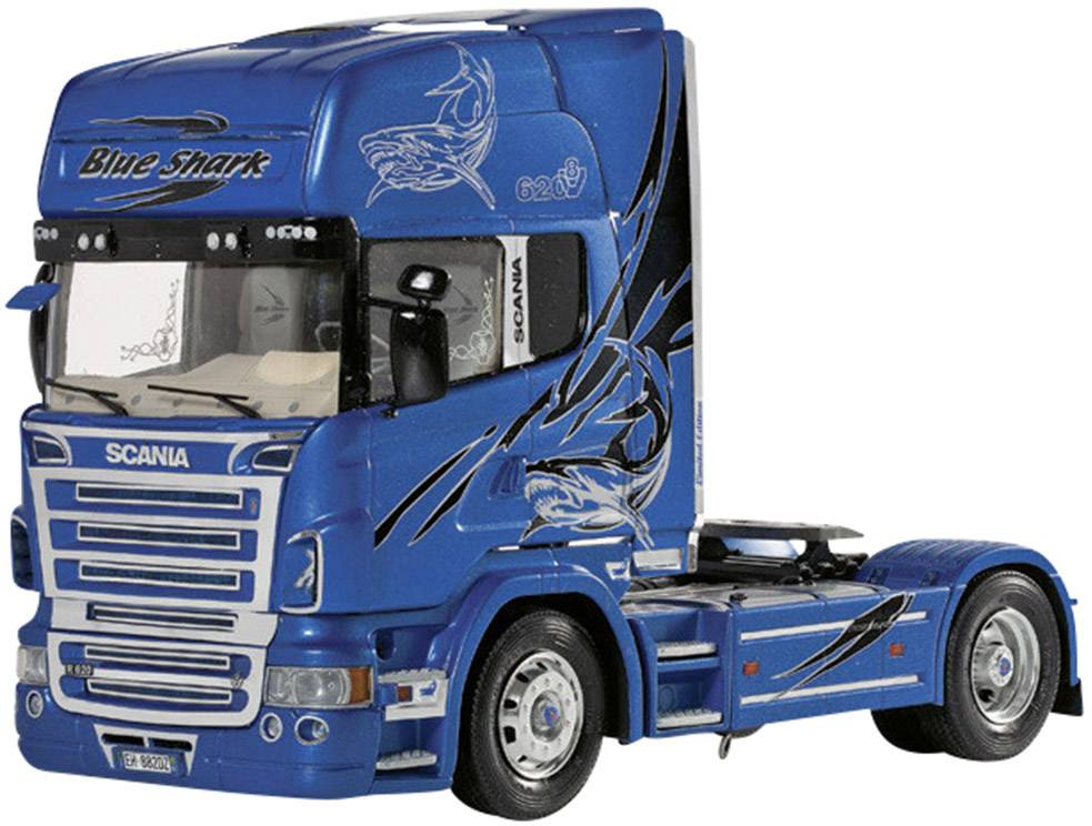 1:24 LKW SCANIA R620 BLUE SHARK BAUSATZ