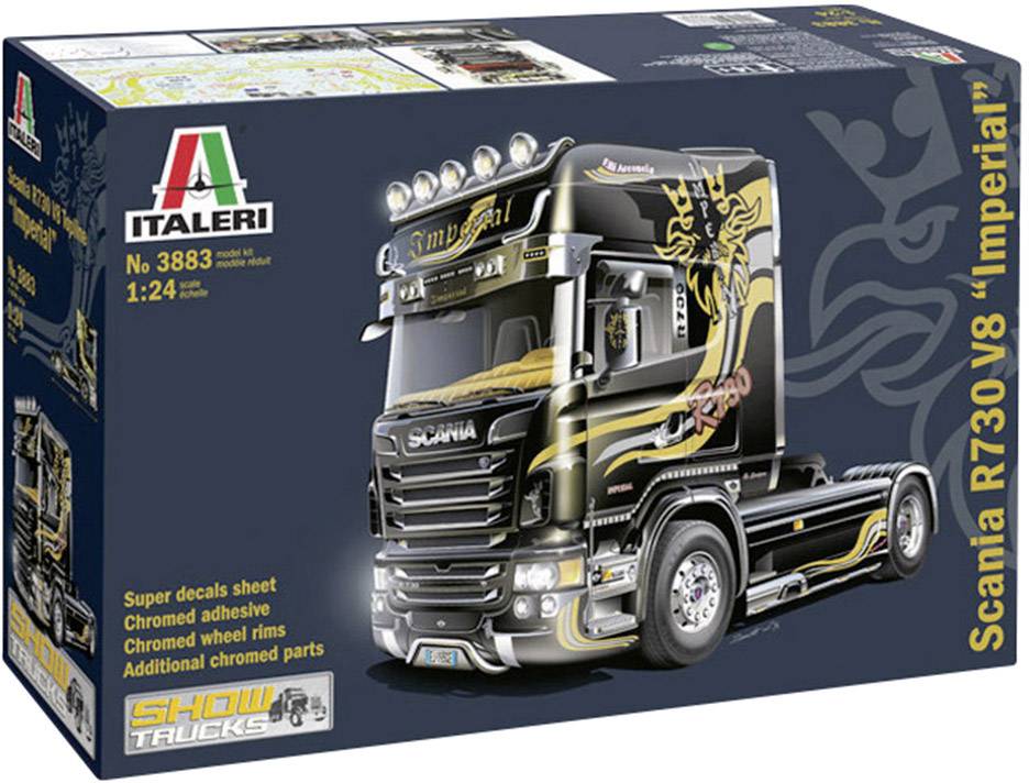 Italeri 510003883 Scania R730 V8 Topline Imperial Truckmodell Bausatz 1:24