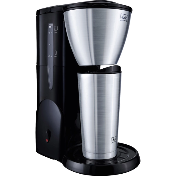 Melitta Single 5 Therm Kaffeemaschine Edelstahl (gebürstet), Schwarz Fassungsvermögen Tassen=5 Isolierkanne Melitta Single 5 Therm Kaffeemaschine Edelstahl (gebürstet), Schwarz Fassungsvermögen Tassen=5 Isolierkanne