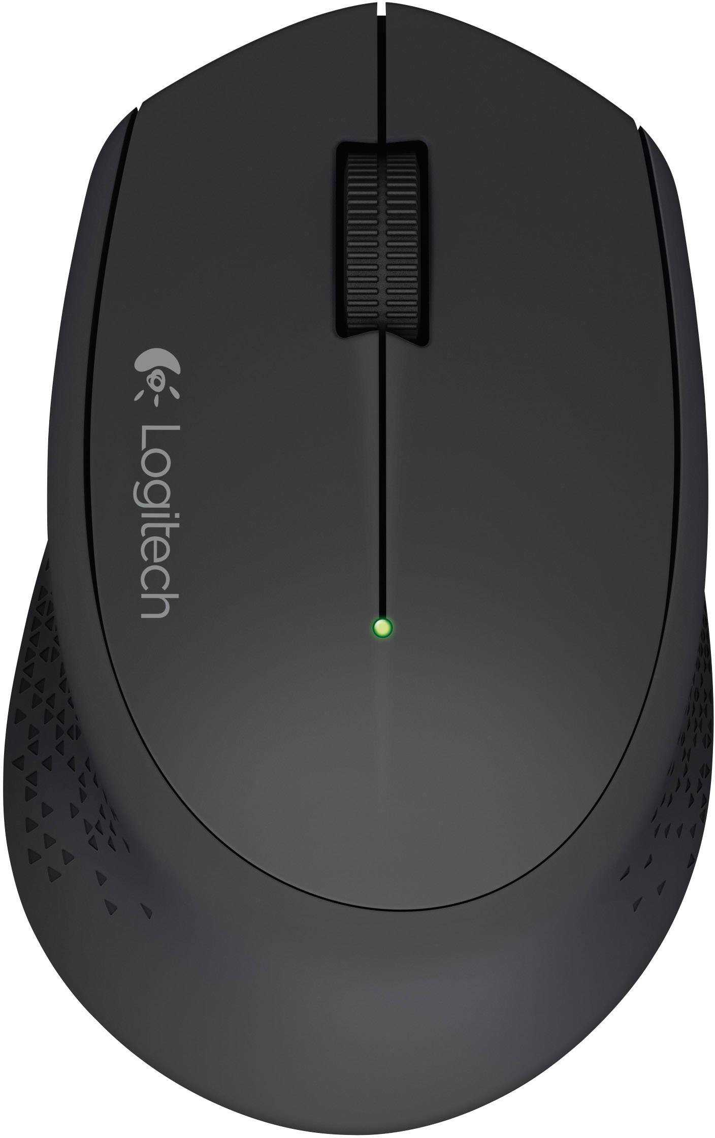 Logitech M280 - Maus - Für Rechtshänder - optisch - 3 Tasten - kabellos - 2.4 GHz - kabelloser Empfänger (USB)