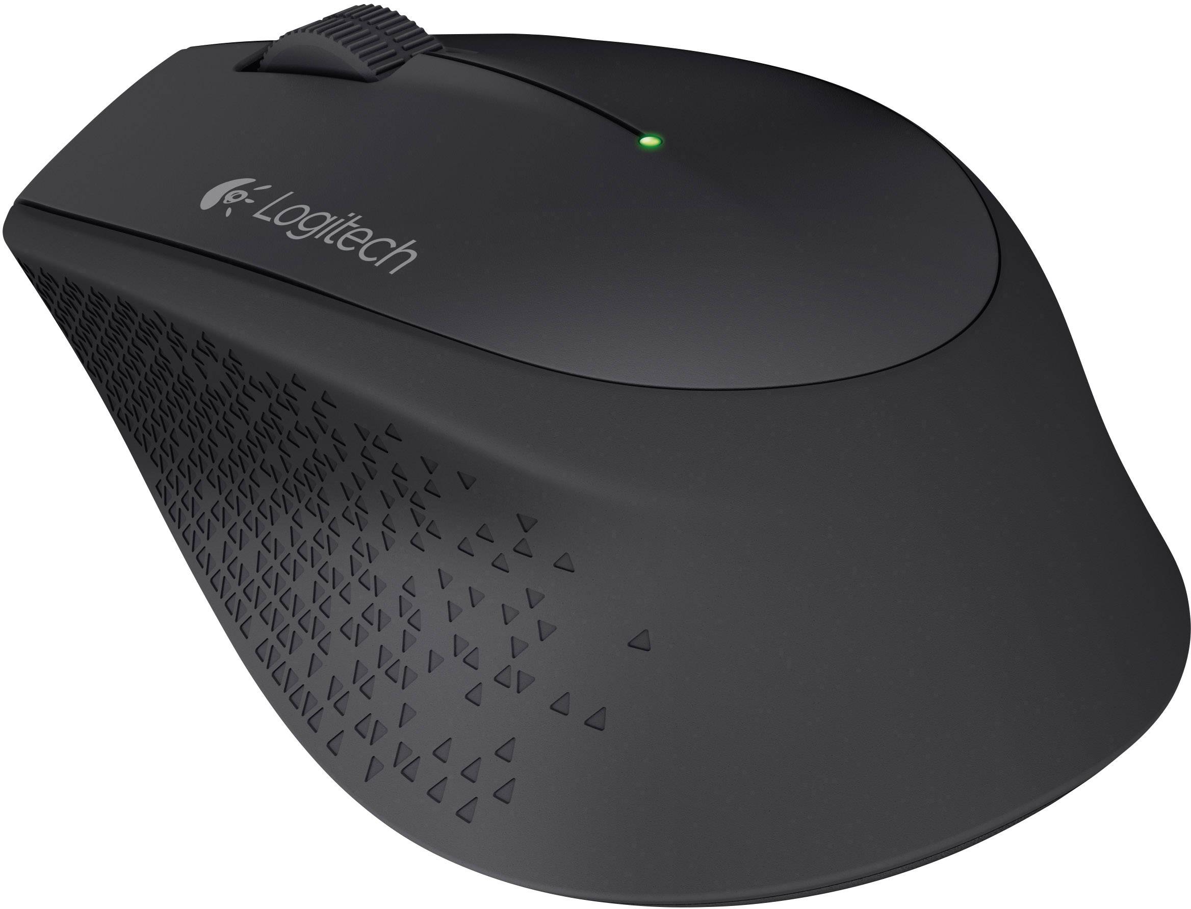 Logitech M280 - Maus - Für Rechtshänder - optisch - 3 Tasten - kabellos - 2.4 GHz - kabelloser Empfänger (USB)