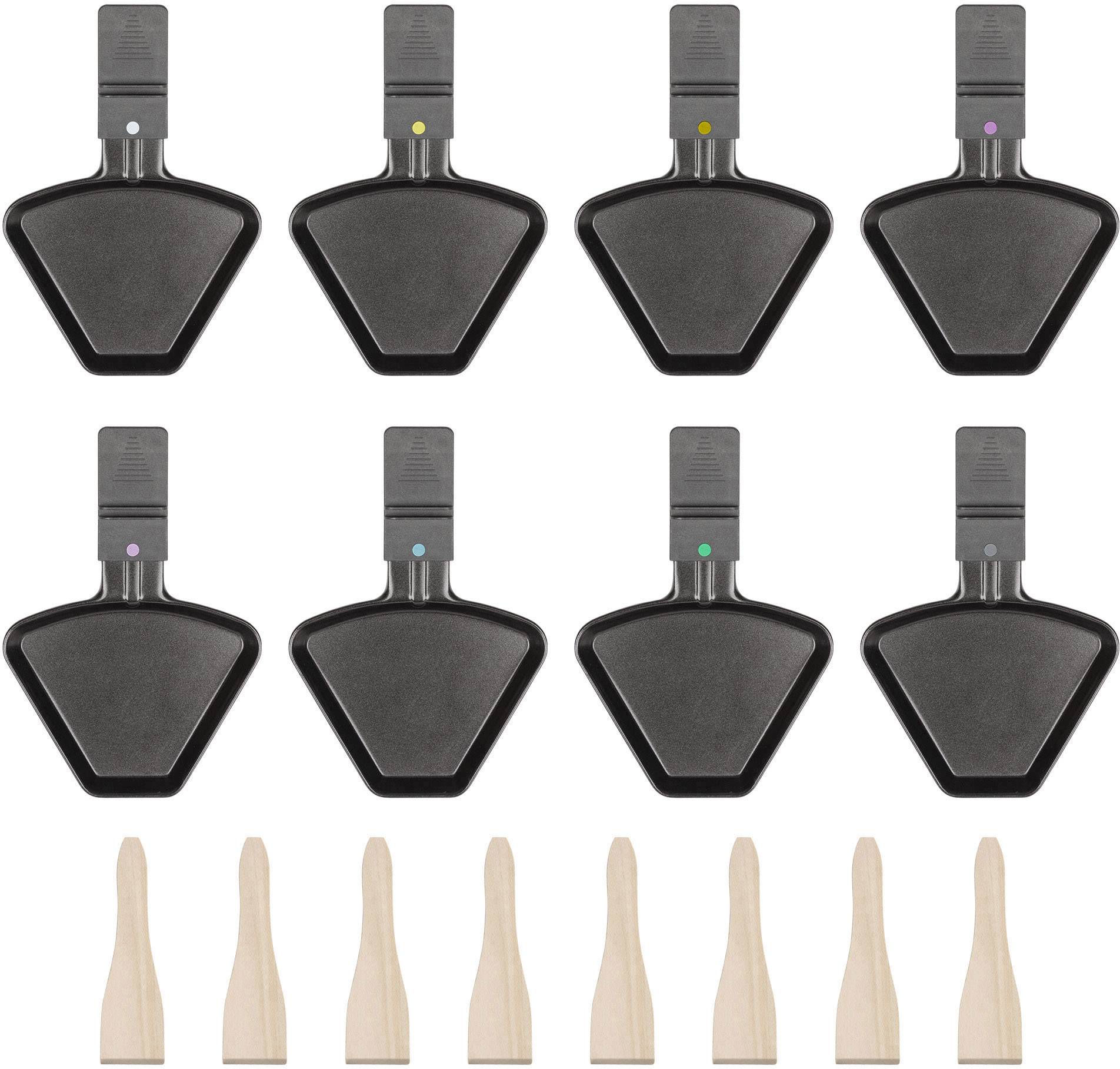 Clatronic RG 3517 Raclette 8Pfännchen Schwarz