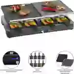 Clatronic RG 3518 Raclette 8Pfännchen Schwarz Clatronic RG 3518 Raclette 8Pfännchen Schwarz