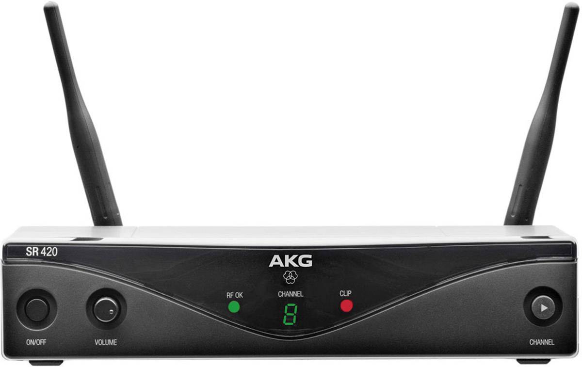 AKG WMS420 PRESENTER SET M-BAND Ansteck Funkmikrofon-Set Übertragungsart (Details):Funk