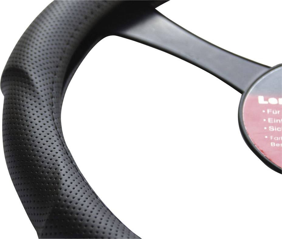 HP Autozubehör Lenkradbezug Sport Lochdesign (L x B) 39 cm x 39 cm Schwarz