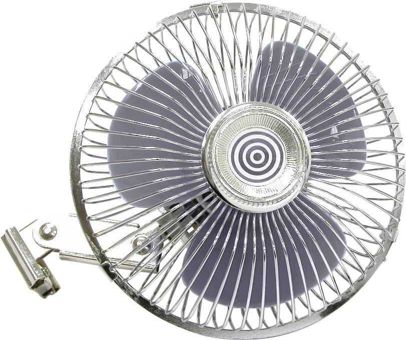 HP Autozubehör Ventilator mit Metallgitter 12V Ventilator 12 V