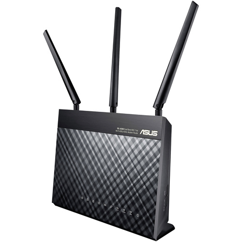 Asus DSL-AC68U WLAN Router mit Modem Integriertes Modem: VDSL, ADSL2+, ADSL 5GHz, 2.4GHz 1.9 GBit/s