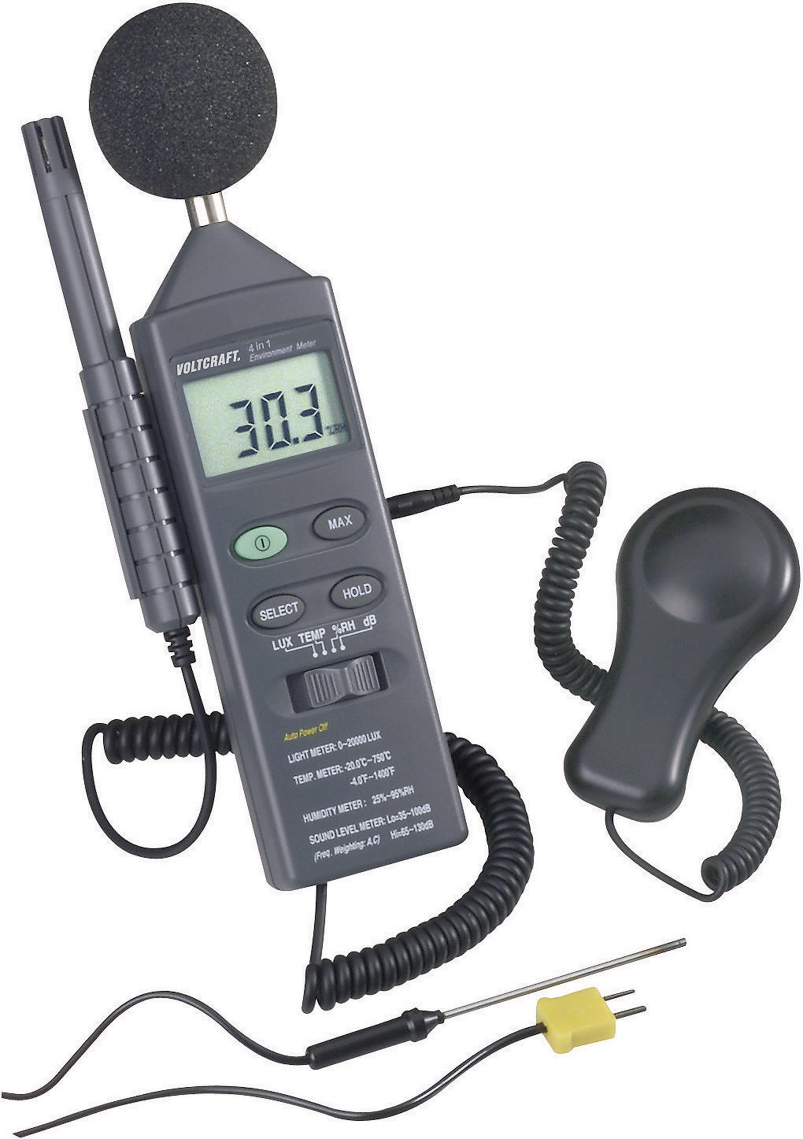 VOLTCRAFT Temperatur-Messgerät DT 8820 -20 bis +750°C Fühler-Typ