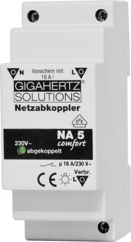 GIGAHERTZ SOLUTIONS Netzabkoppler 1 St. NA5 Schaltspannung (max.): 230 V/AC 16A 2300W Restwelligkeit