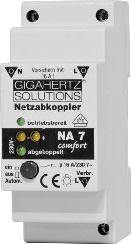 GIGAHERTZ SOLUTIONS Netzabkoppler 1 St. NA7 Schaltspannung (max.): 230 V/AC 16A 2300W Restwelligkeit