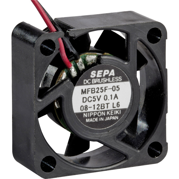 SEPA MFB25F05 Axiallüfter 5 V/DC 4.2 m³/h (L x B x H) 25 x 25 x 10mm