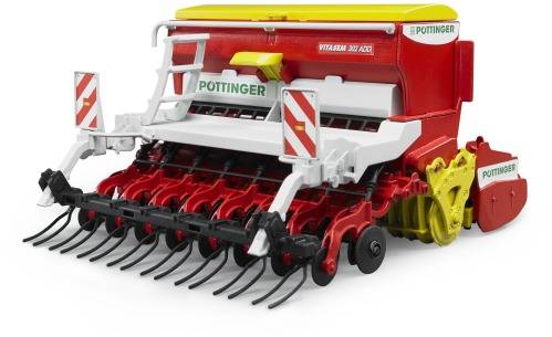 Bruder Pöttinger Vitasem 302ADD Kreiselegge-Sämaschine Fertigmodell Landwirtschafts Modell